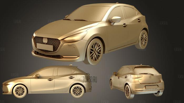Mazda 2 2020 stl model for CNC